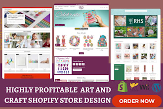 design art and craft shopify homemade craft store DIY art tools wall art website