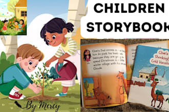 do children story book illustration children storybook cover design kids story