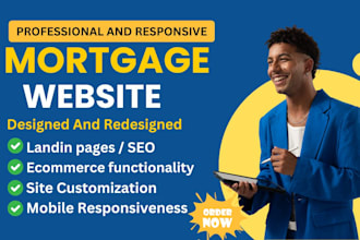 build mortgage loan real estate construction home remodeling wordpress website