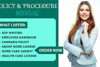 write homecare policies and procedures manual ndis employee handbook health care