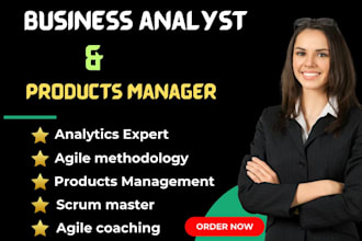 be your business analyst, product manager and product owner