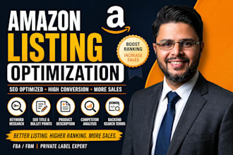 create and optimize SEO amazon product listings