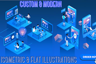 design isometric flat vector illustration for web, app, infographics, event maps