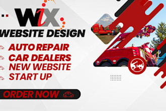 design wix auto dealer website wix website redesign wix dealers website