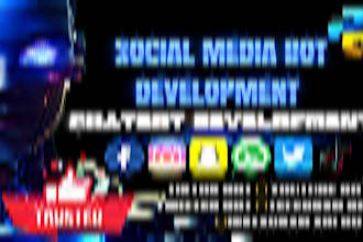 develop instagram api bot tiktok api bot youtube api bot twitter api bot