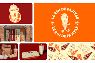 logo design and full visual identity design