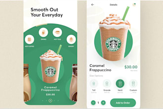 build a coffee delivery shop app like best coffee
