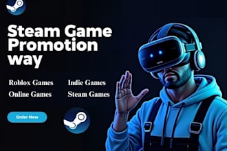 do steam game promotion, wishlist growth and increase visibilities for games