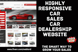 design used car website car dealership website car sales website car parts store
