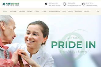 home care website healthcare website