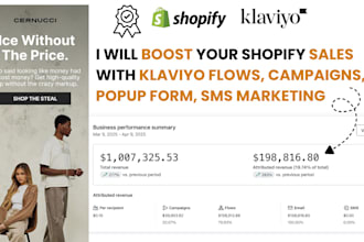 double shopify store sales with klaviyo email campaigns, flows, klaviyo expert