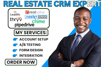 setup leadific thryv realvolve agent crm chime workflow pipedrive ai automation