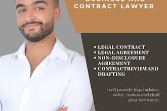 your business lawyer and provide legal advice