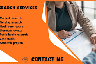 do medical and nursing research assistance