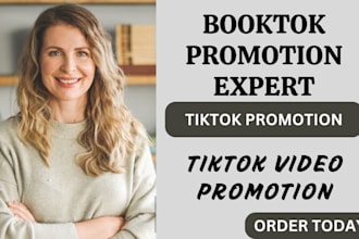 create viral booktok tiktok video, book promotion, ebook marketing booktok video
