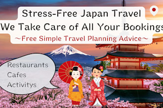 handle your japan travel bookings and stress free planning