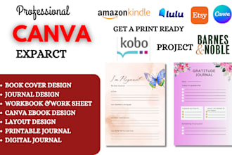 design canva ebook kdp journal planner book formatting training manual booklet