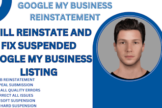fix appeal and reinstate suspended google my business listing fix gmb suspension