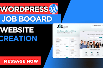 do a job portal, job board website staff hiring site or recruitment website