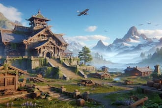do 3d game environment design level design game assets for unity or unreal games