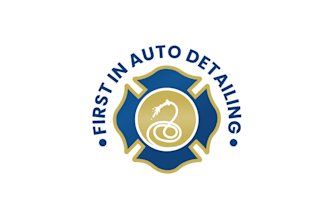 make aesthetics firefighter owned auto detailing logo