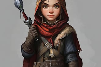 make gaming style game character art