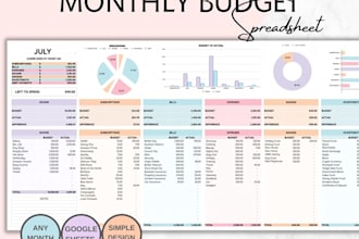 create budget spreadsheet google sheet excel dashboard budget planner tracker