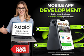 adalo app developer, no code mobile and web app builder, android, ios app design