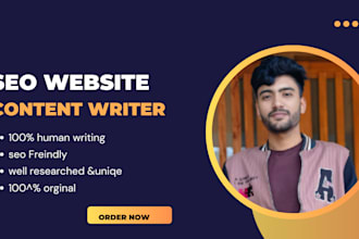 be your website content writer