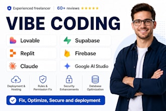 be your replit bolt loveable and google ai studio vibe code cleanup expert