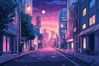 illustration, background game, 2d art, vtuber, anime