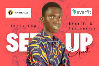 setup or transfer your workout programs on trainerize or everfit