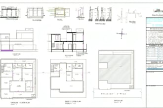 do architectural hvac electrical plumbing and mep drawing for city permit