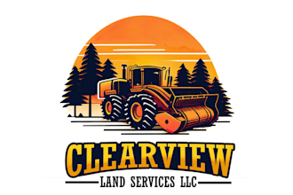 design greatest powerful land clearing logo