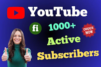 add 1000 real youtube followers subscribers very fast not bot