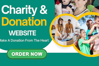 non profit website, ngo, 501c3, donation, charity website on wordpress, wix