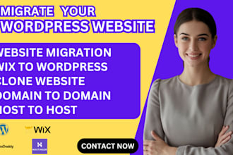 migrate or transfer your wordpress wix or any website to new hosting in 24 hours