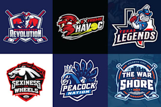 design sports logo for team, event, league, tournament