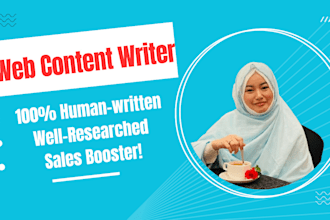 write webpage content for your website