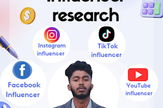 find best instagram facebook tiktok influencer email list