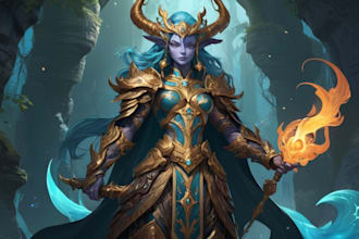 draw any fantasy character that you want
