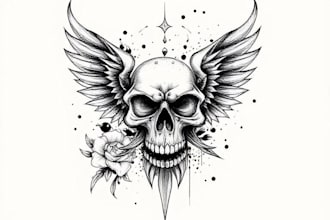 create custom and unique tattoo design
