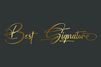 design luxury signature watermark scripted calligraphy cursive handwriting logo