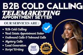 b2b cold calling telemarketing real estate virtual assistant appointment setter