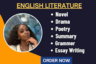 do english, poetry and literature projects