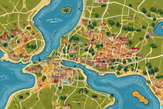 draw a vector map in illustrator