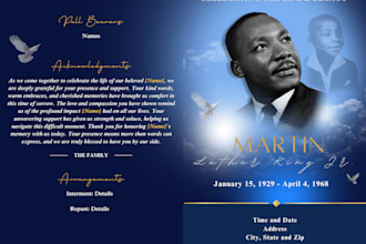 create an obituary for your loved one