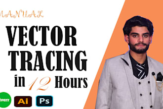 do vector tracing convert your scan images logo into vector