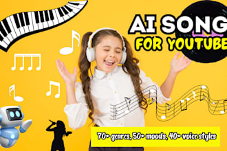 create custom youtube ai song in multi language with your description