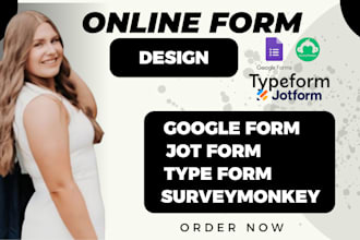 design online forms jotform, surveys, google form cognito form typeform